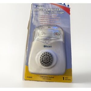 Krown Ringer Amplifier With Strobe Light ~ Model: K-RA05 ~ Brand New